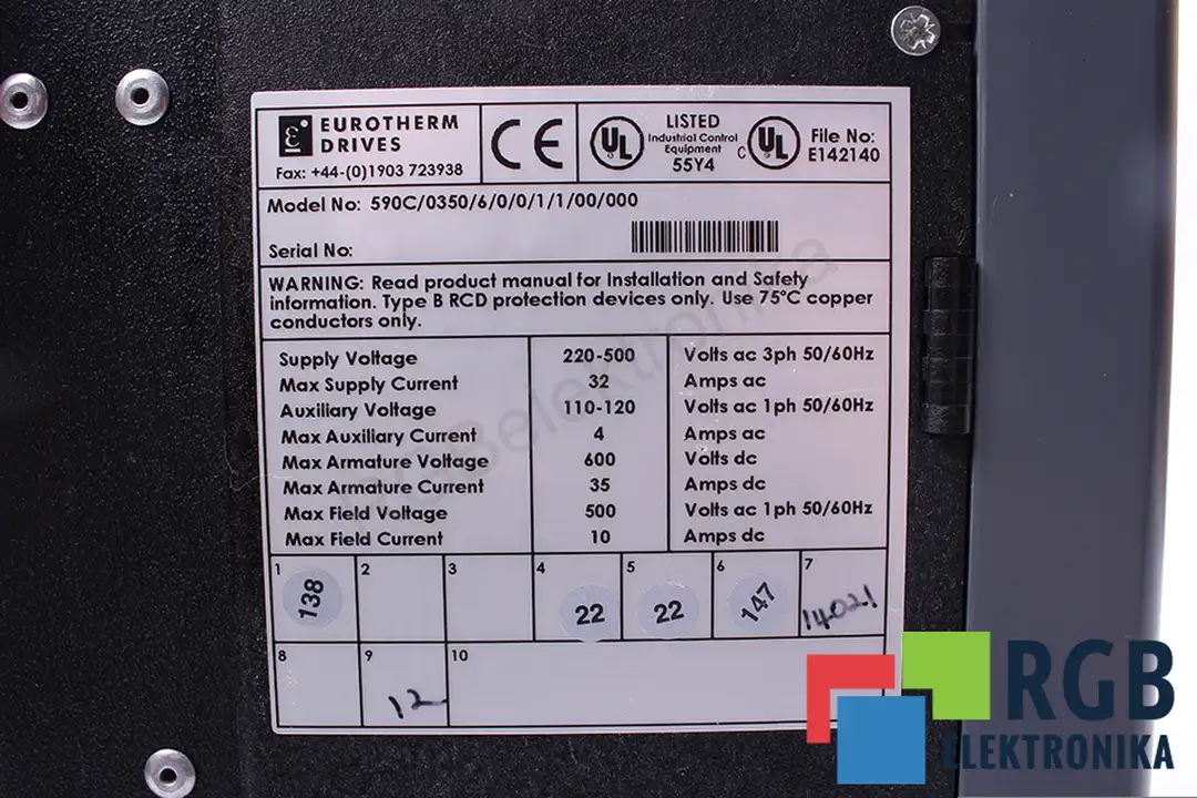 590C/0350/6/0/0/1/1/00/000 EUROTHERM