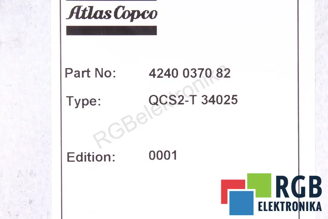 qcs2-t34025 ATLAS COPCO oprava