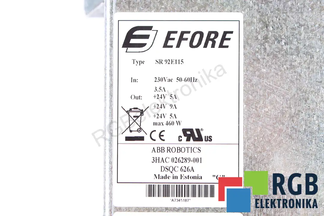 SR92E115 EFORE