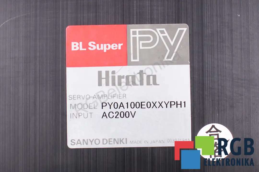 PY0A100E0XXYPH1 SANYO DENKI