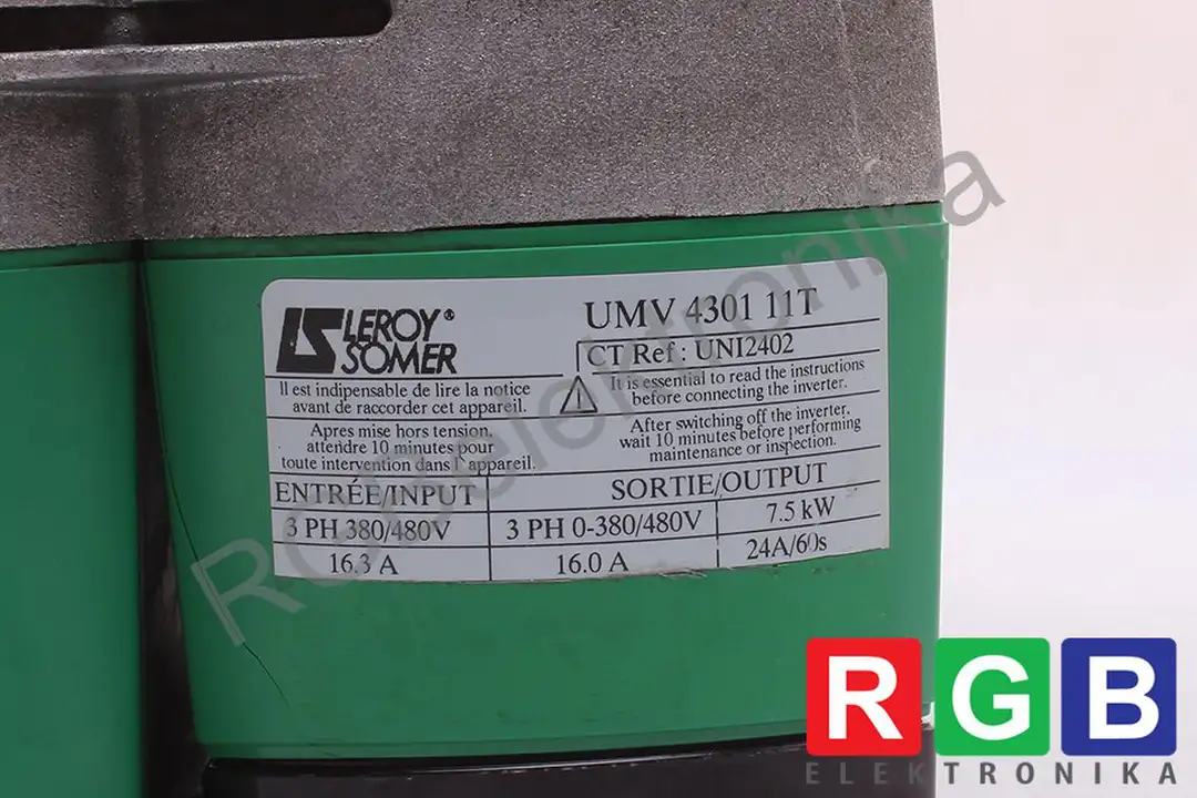 drive-umv-4301-11t-uni2402 SOMER oprava