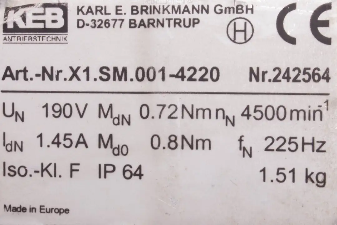 X1.SM.001-4220 KEB