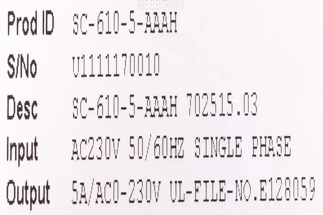 SC-610-5-AAAH HARMONIC DRIVE AG