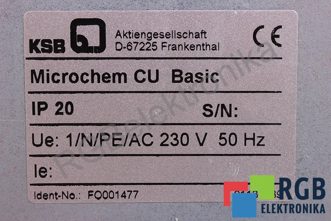 MICROCHEM CU BASIC KSB