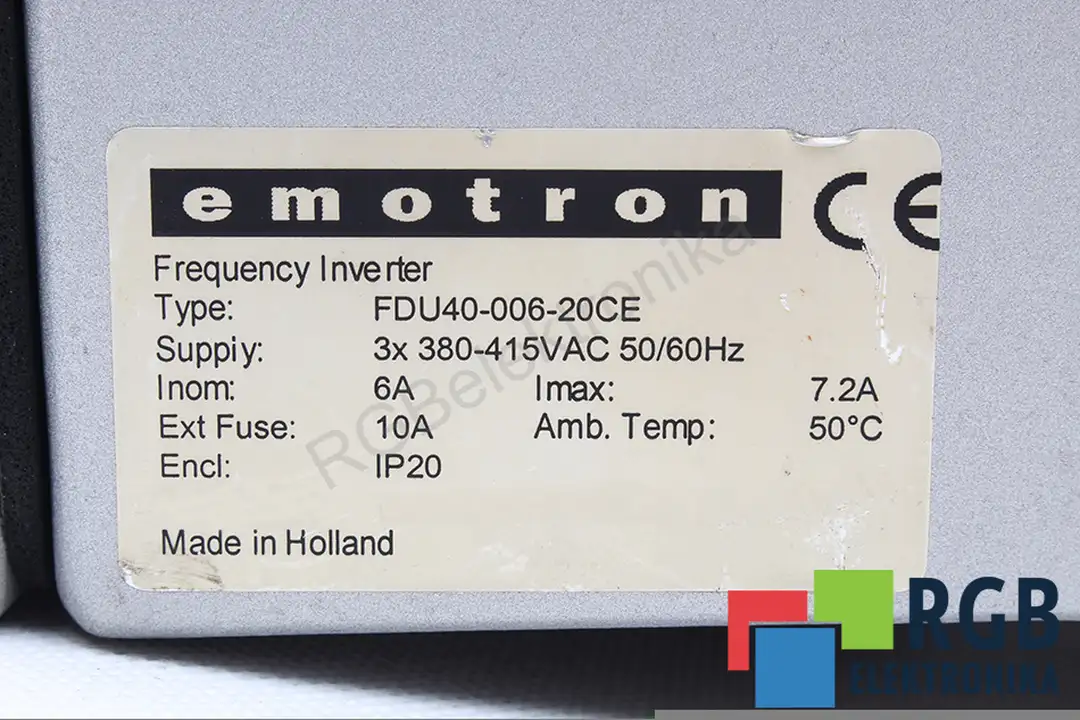 FDU40-006-20CE EMOTRON