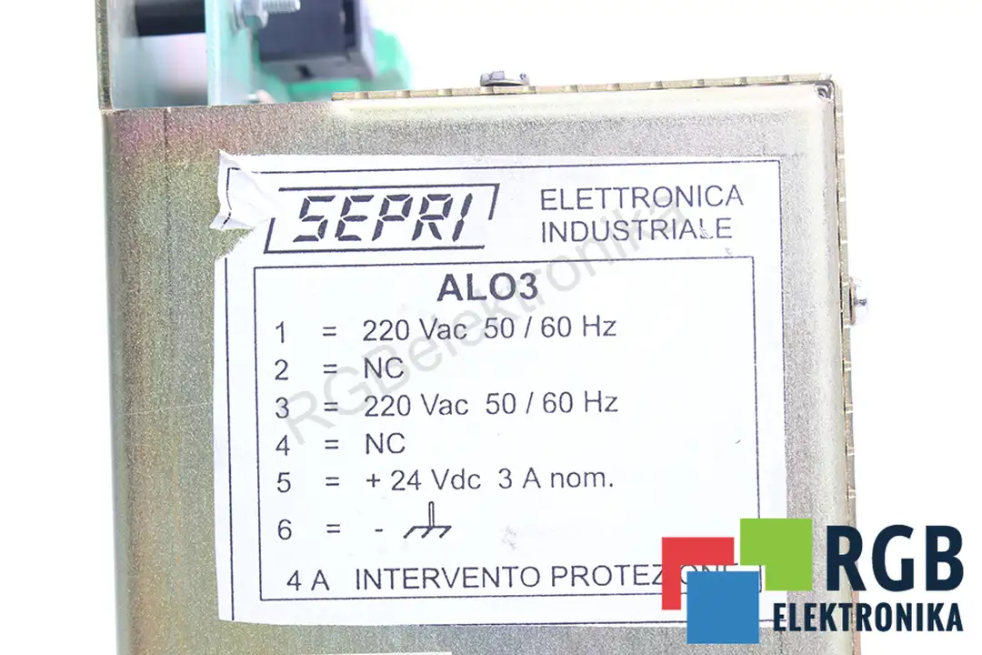 ALO3 SEPRI ELETTRONICA INDUSTRIALE