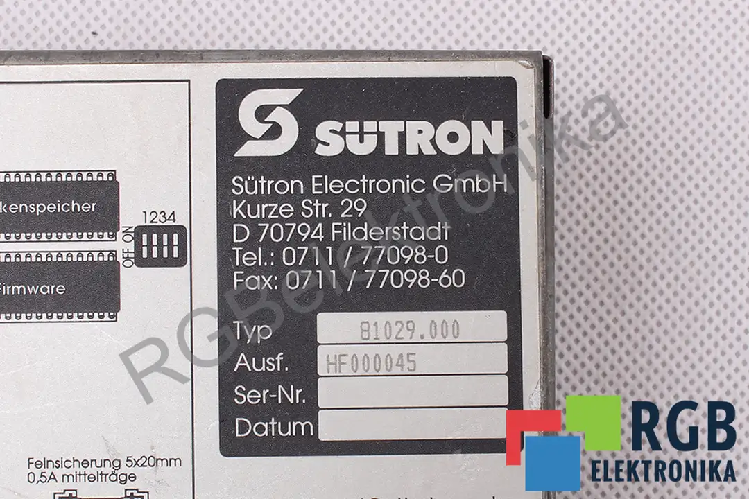 81029.000 SUTRON