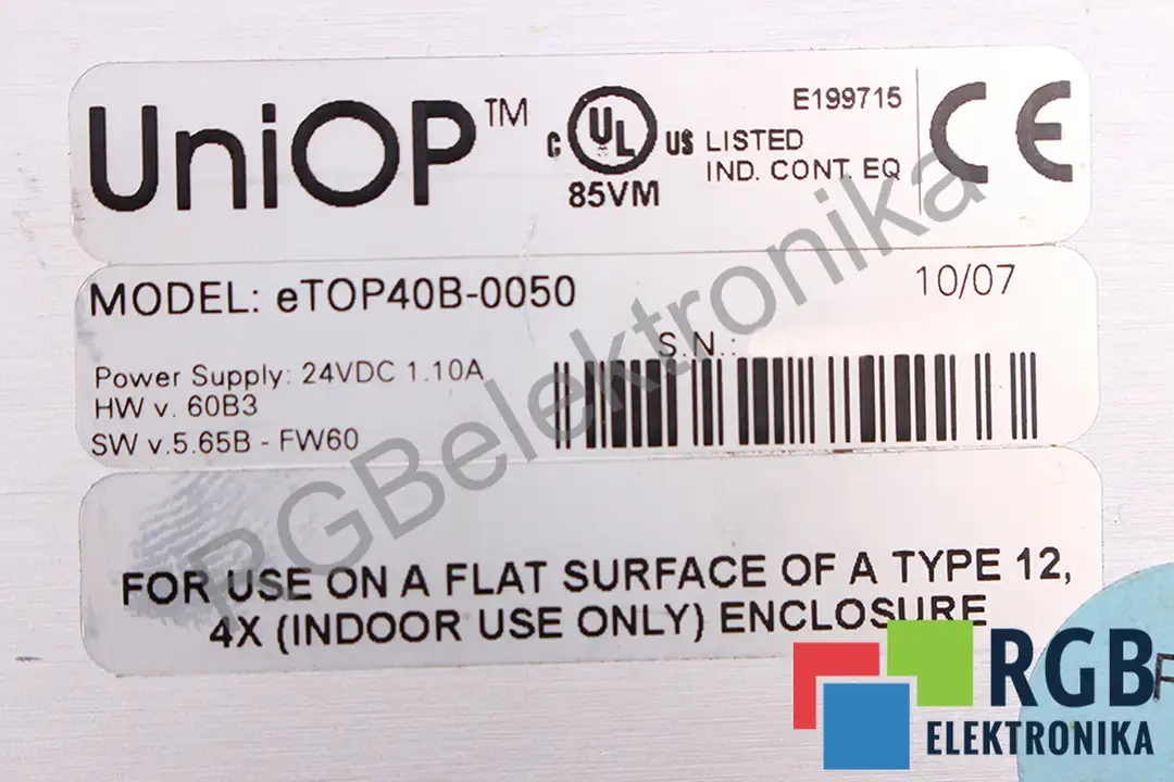 ETOP40B-0050 UNIOP