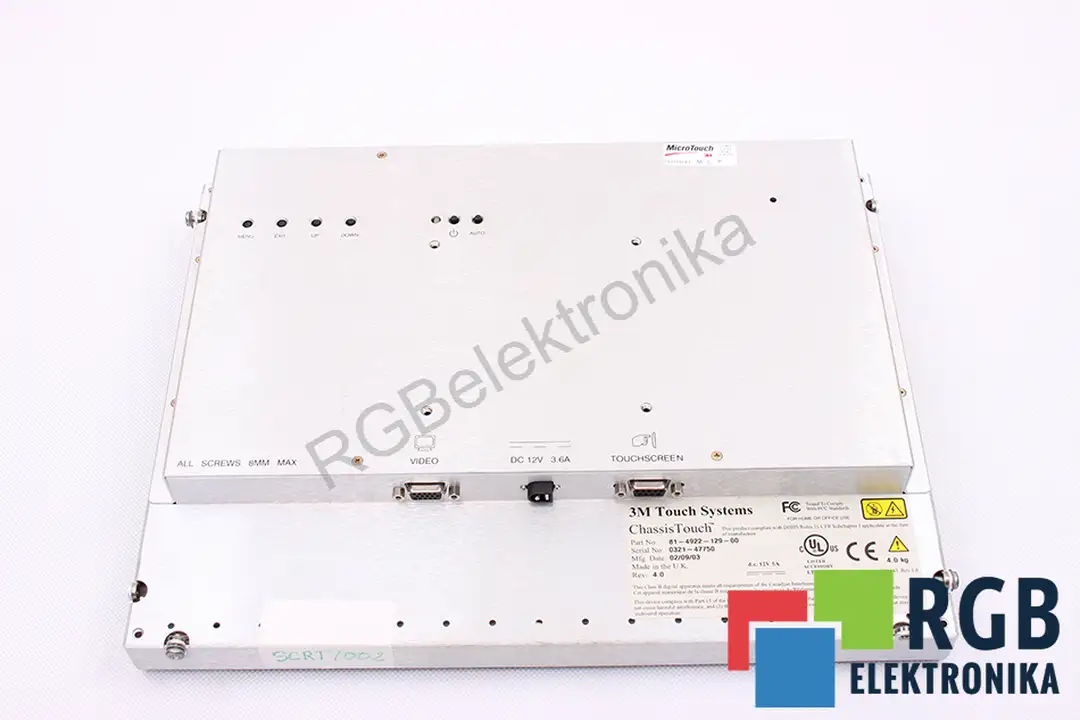 81-4922-129-00 3M TOUCH SYSTEMS oprava