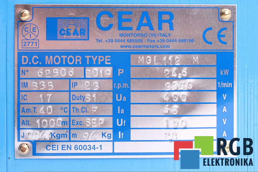 mgl112m CEAR oprava