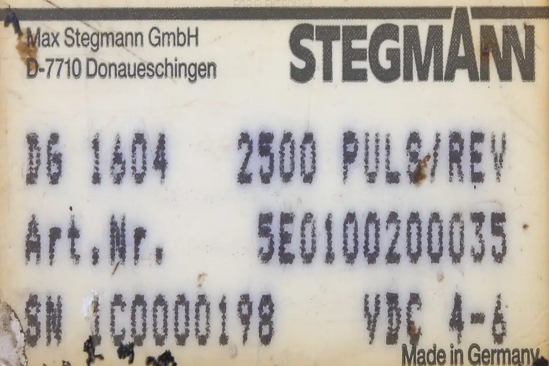 5e0100200035 STEGMANN oprava