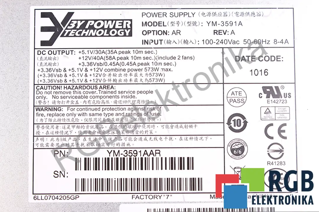 YM-3591A 3Y POWER TECHNOLOGY