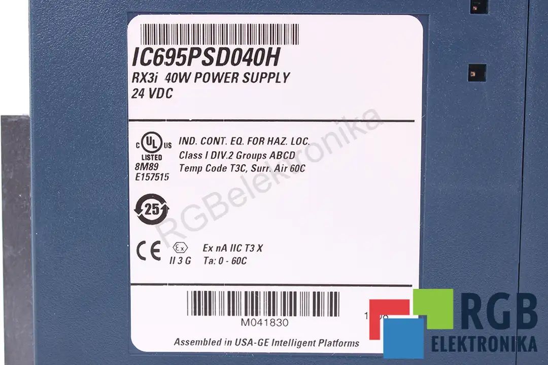 IC695PSD040H INTELIGENT PLATFORMS