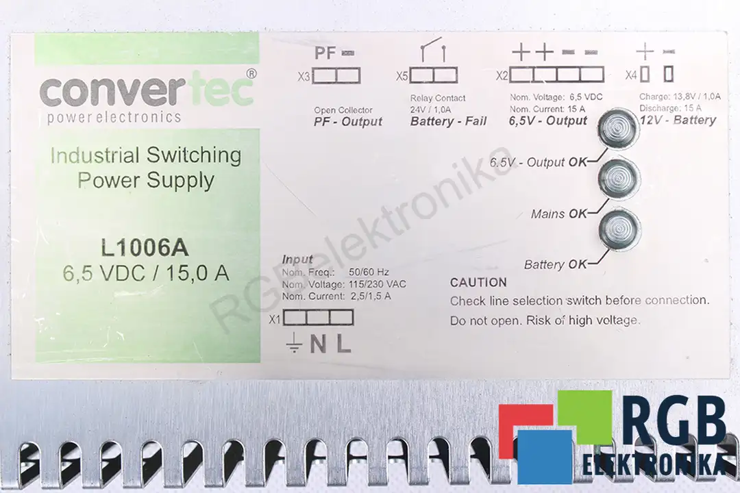 L1006A CONVERTEC POWER ELECTRONICS