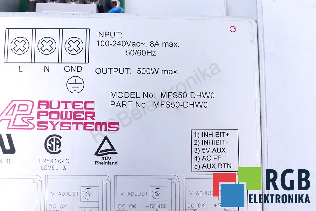 MFS50-DHW0 AUTEC POWER SYSTEMS