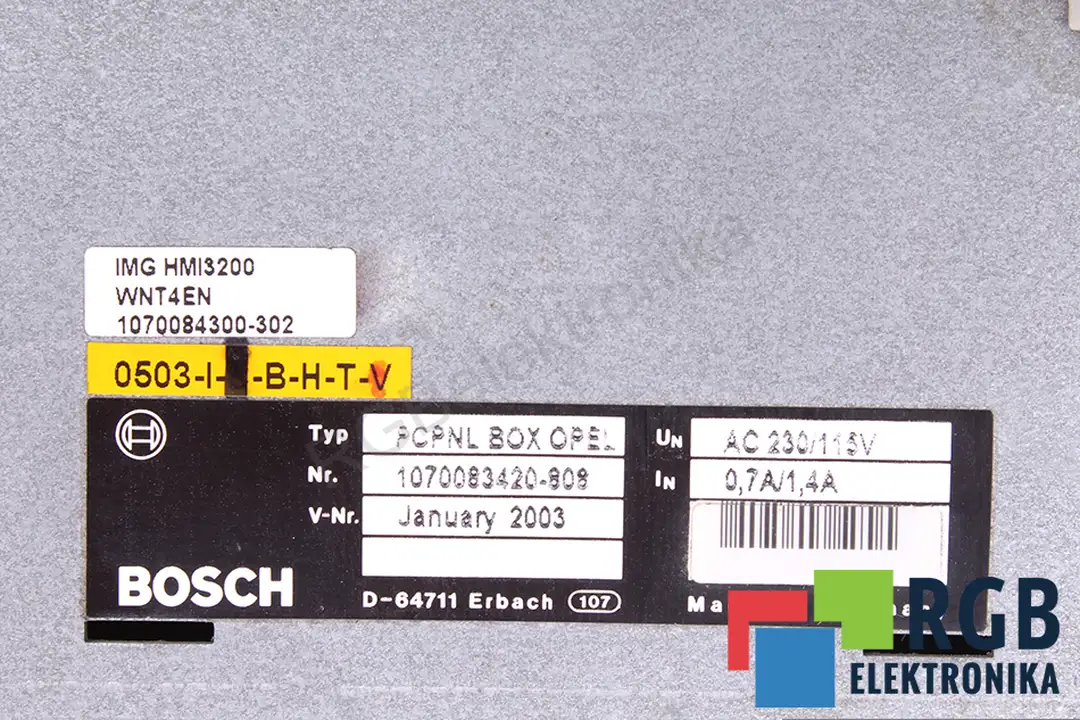 1070083420-808 BOSCH oprava