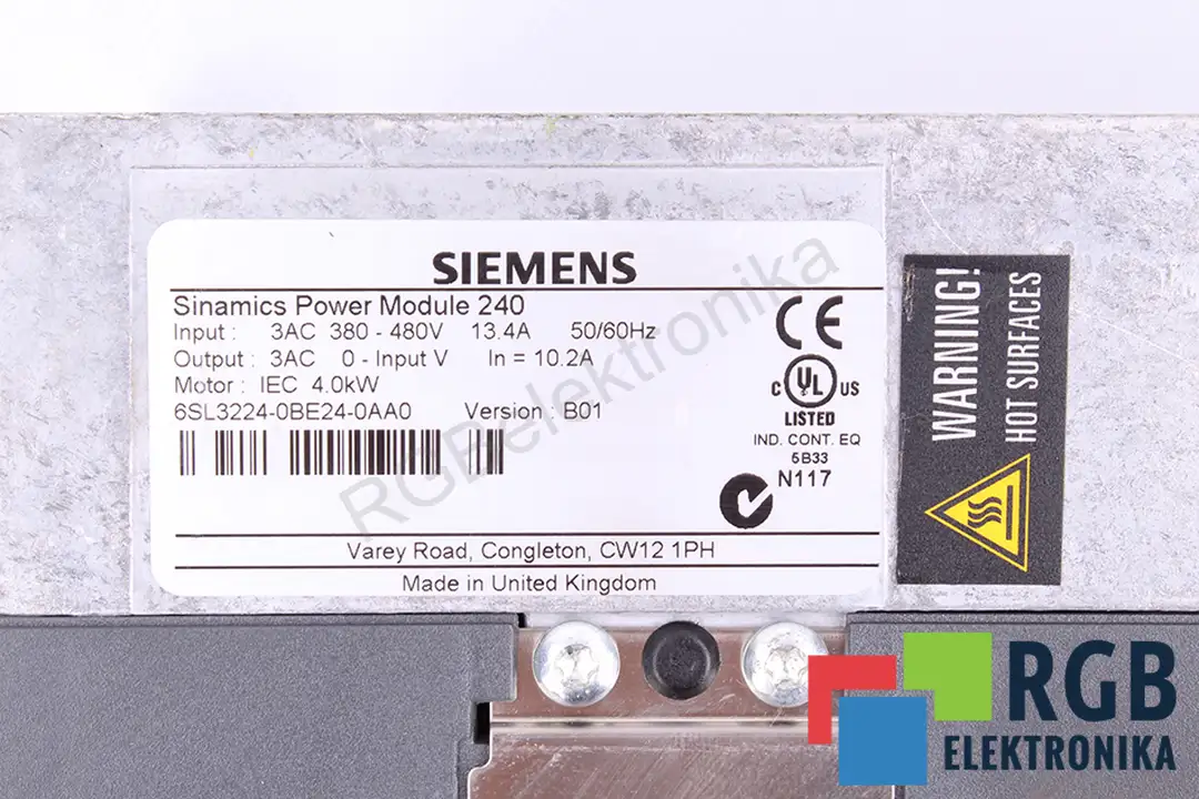 servis 6sl3224-0be24-0aa0_5820 SIEMENS