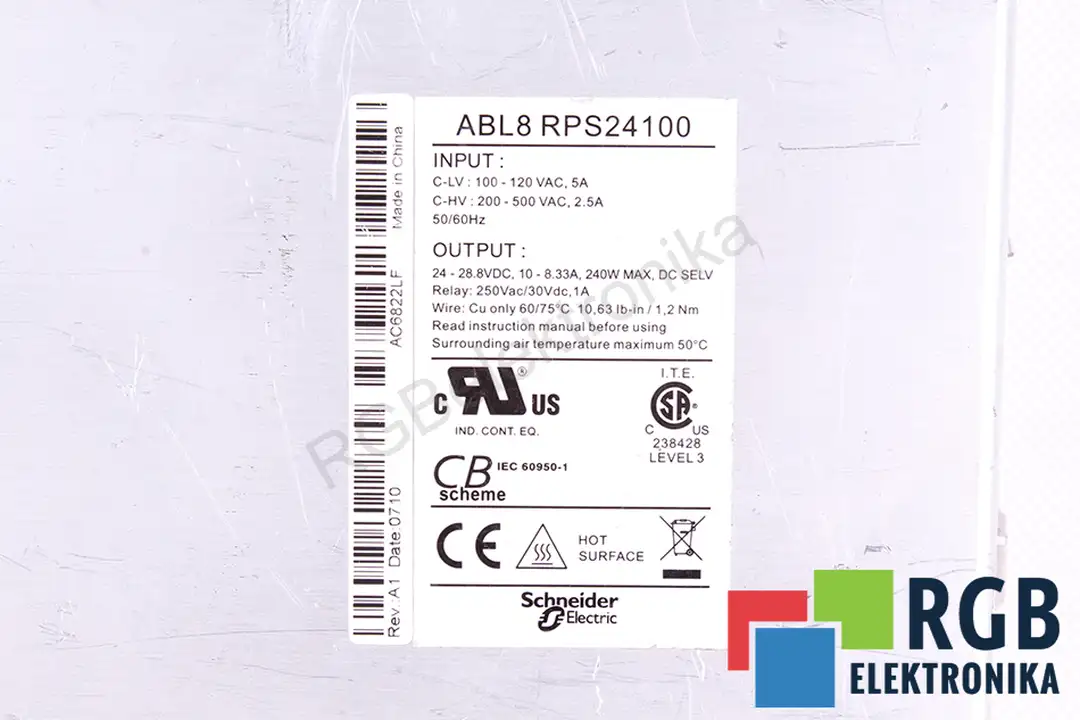 servis abl8rps24100 SCHNEIDER ELECTRIC