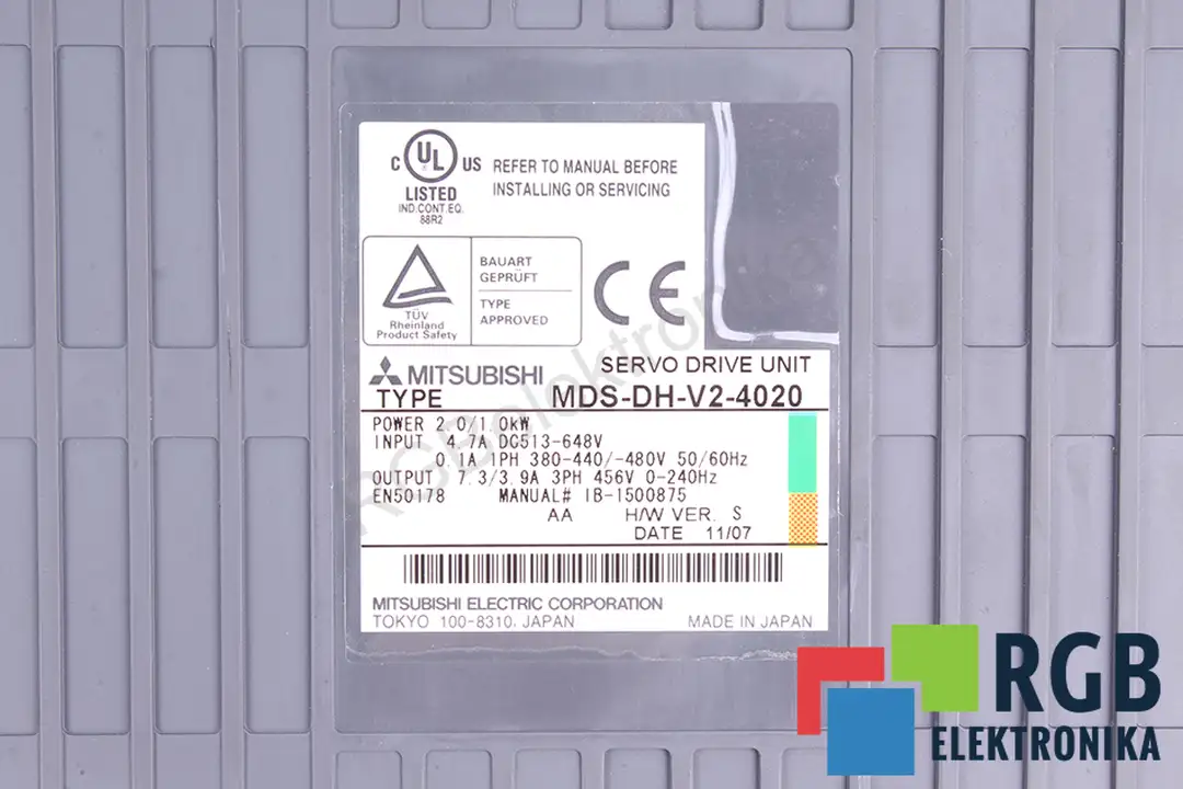 servis mds-dh-v2-4020 MITSUBISHI ELECTRIC