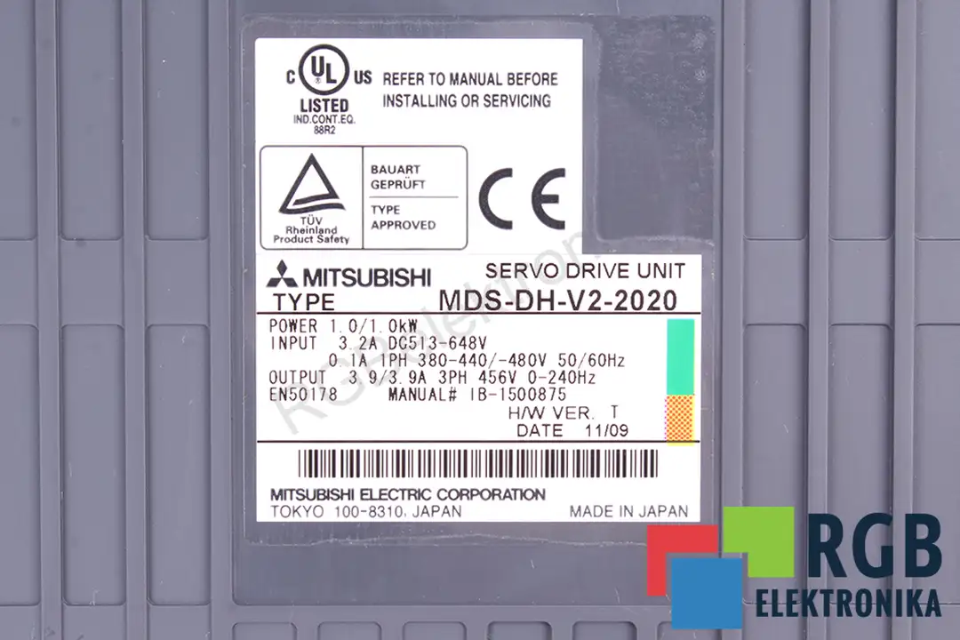 servis mds-dh-v2-2020 MITSUBISHI ELECTRIC