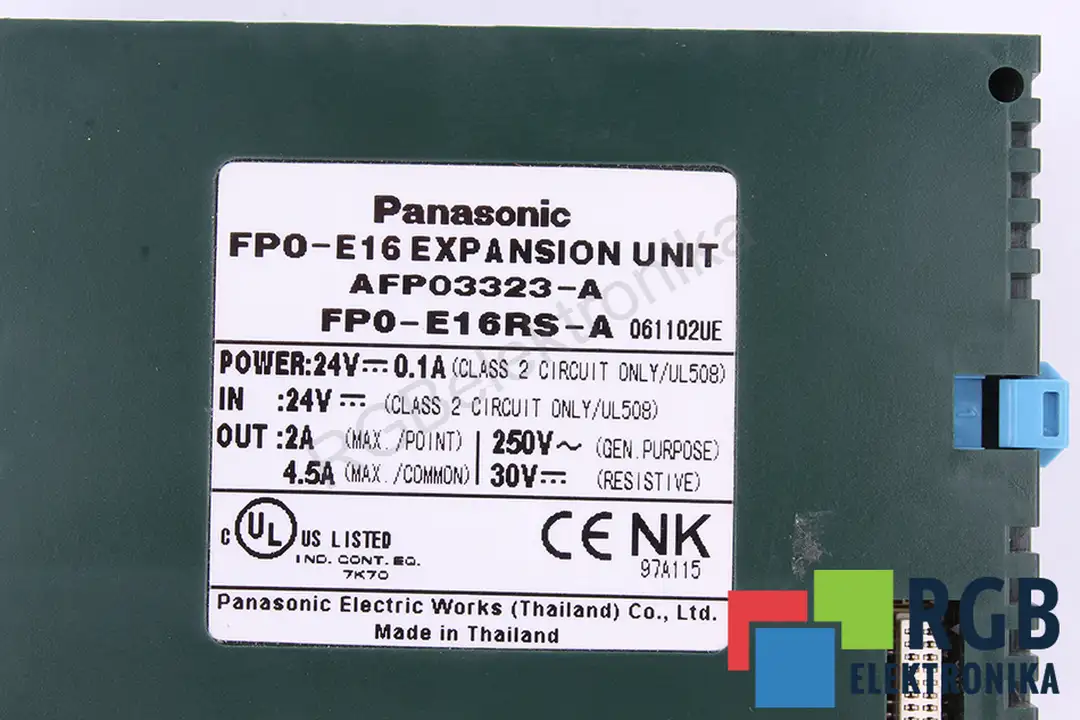 fpo-e16expansion PANASONIC oprava