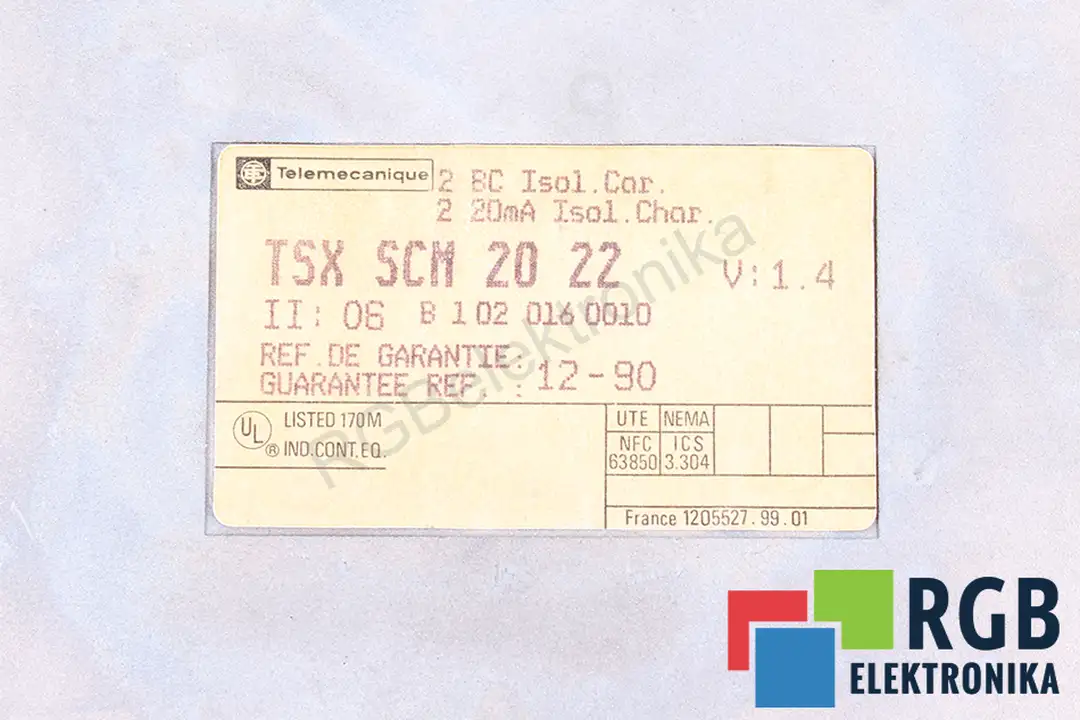 tsxscm2022 TELEMECANIQUE oprava