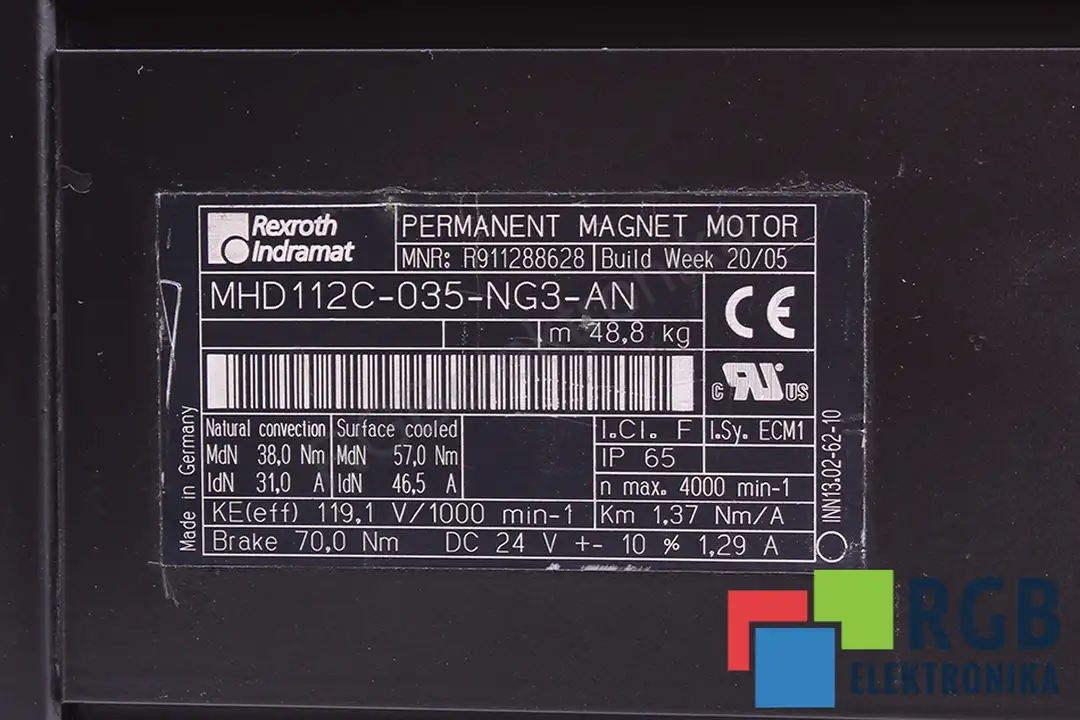 mhd112c-035-ng3-an REXROTH INDRAMAT oprava