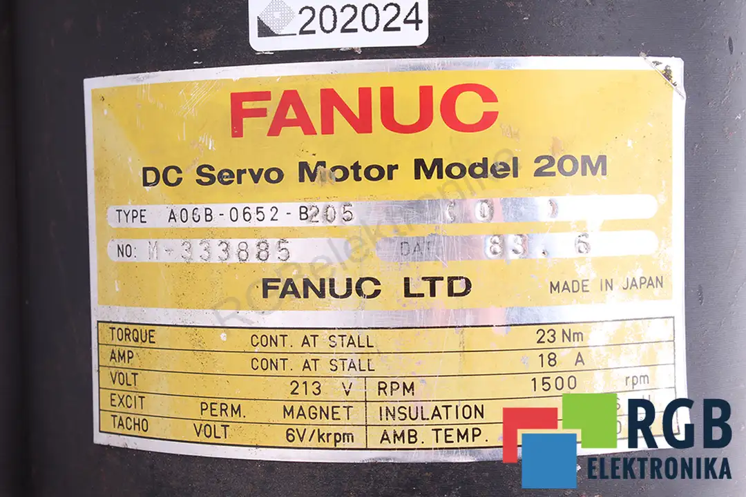 a06b-0652-b205 FANUC oprava