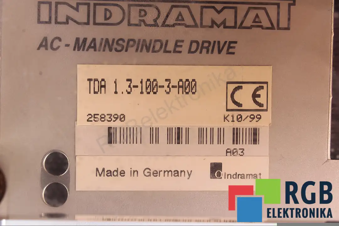 tda1.3-100-3-a00 INDRAMAT oprava