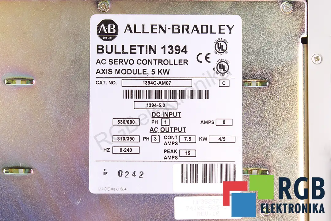 1394c-am07 ALLEN BRADLEY oprava