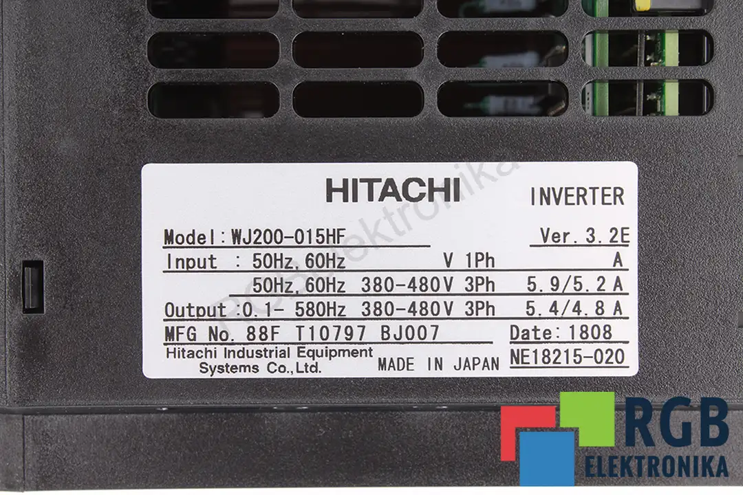 WJ200-015HF HITACHI