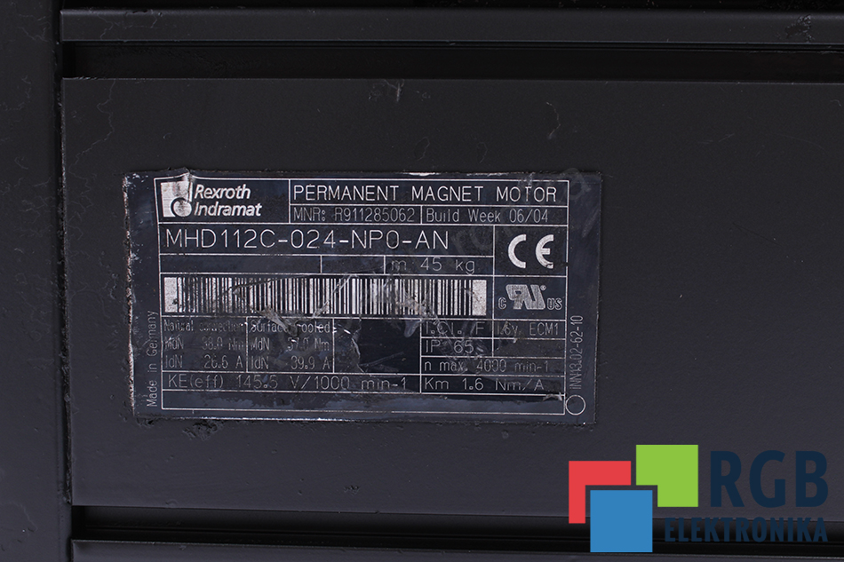 MHD112C-024-NP0-AN REXROTH INDRAMAT