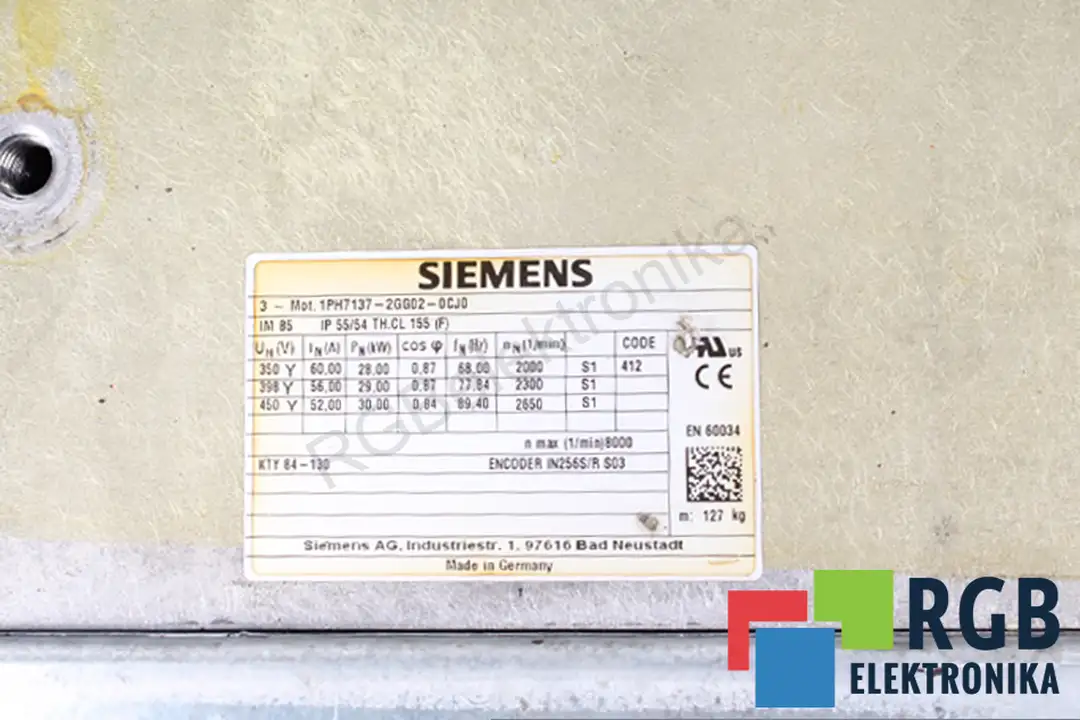 1PH7137-2GG02-0CJ0 SIEMENS