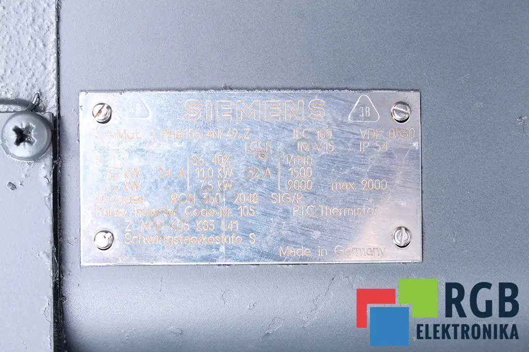 1PH6105-4NF49-Z SIEMENS