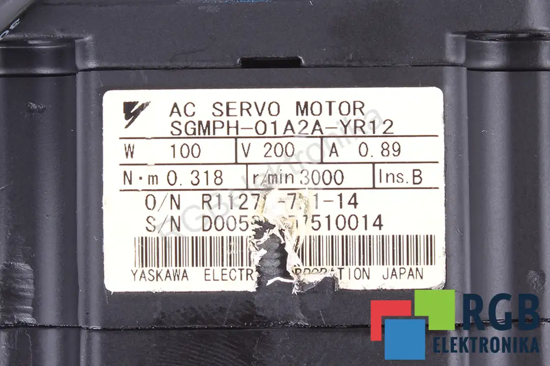 SGMPH-01A2A-YR12 YASKAWA