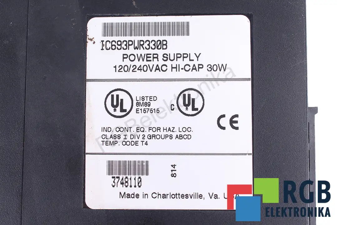 ic693pwr330b FANUC oprava