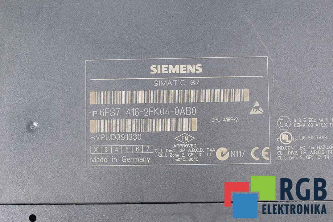 6ES7416-2FK04-0AB0 SIEMENS