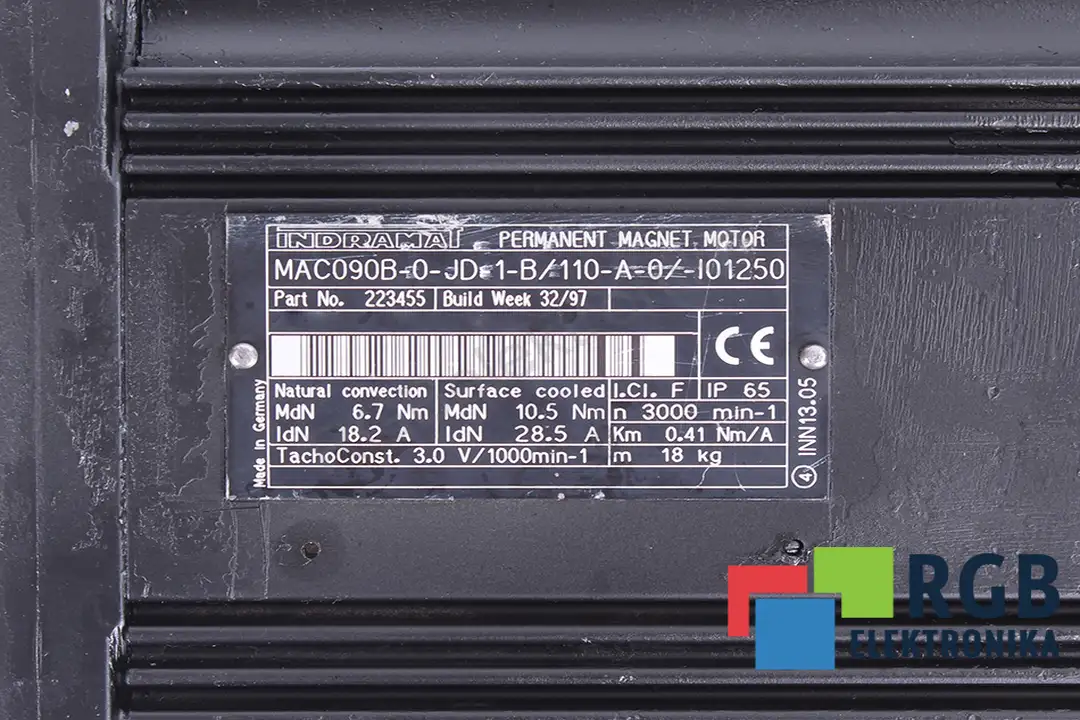 MAC090B-0-JD-1-B/110-A-0/-I01250 INDRAMAT