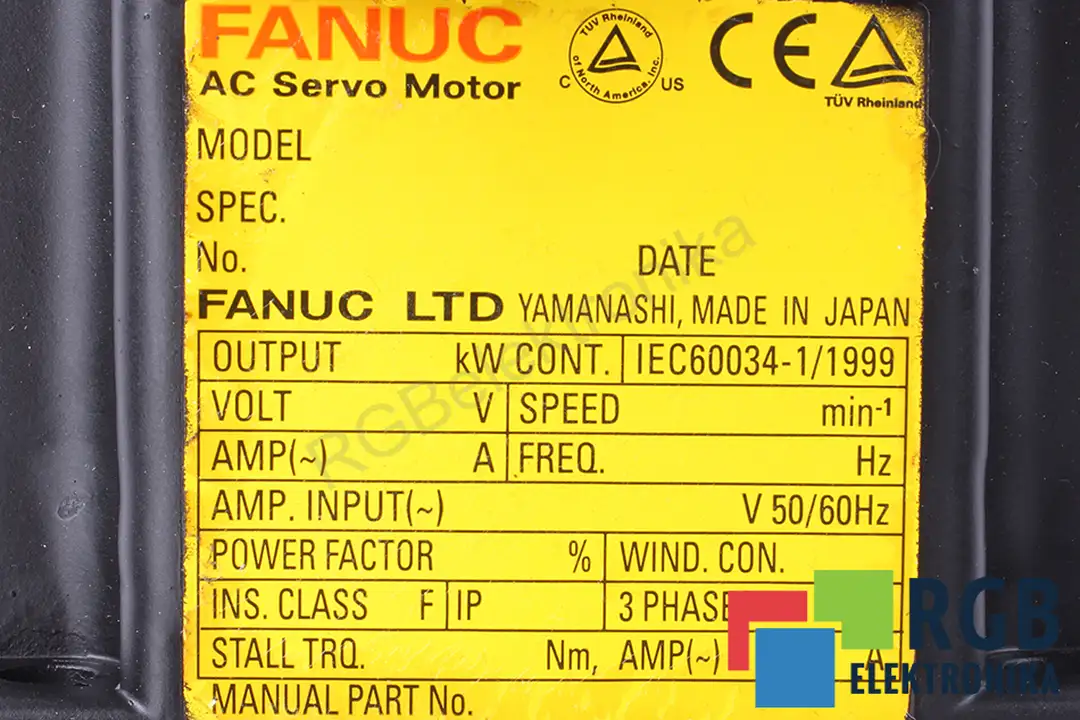 a06b-0212-b100 FANUC oprava