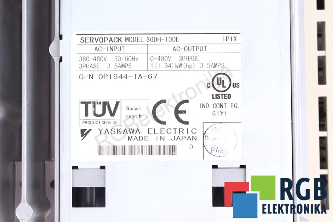 SGDH-10DE YASKAWA