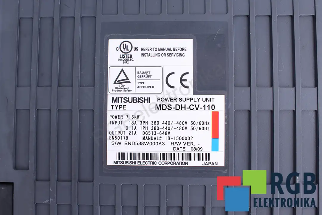 mds-dh-cv-110 MITSUBISHI ELECTRIC oprava