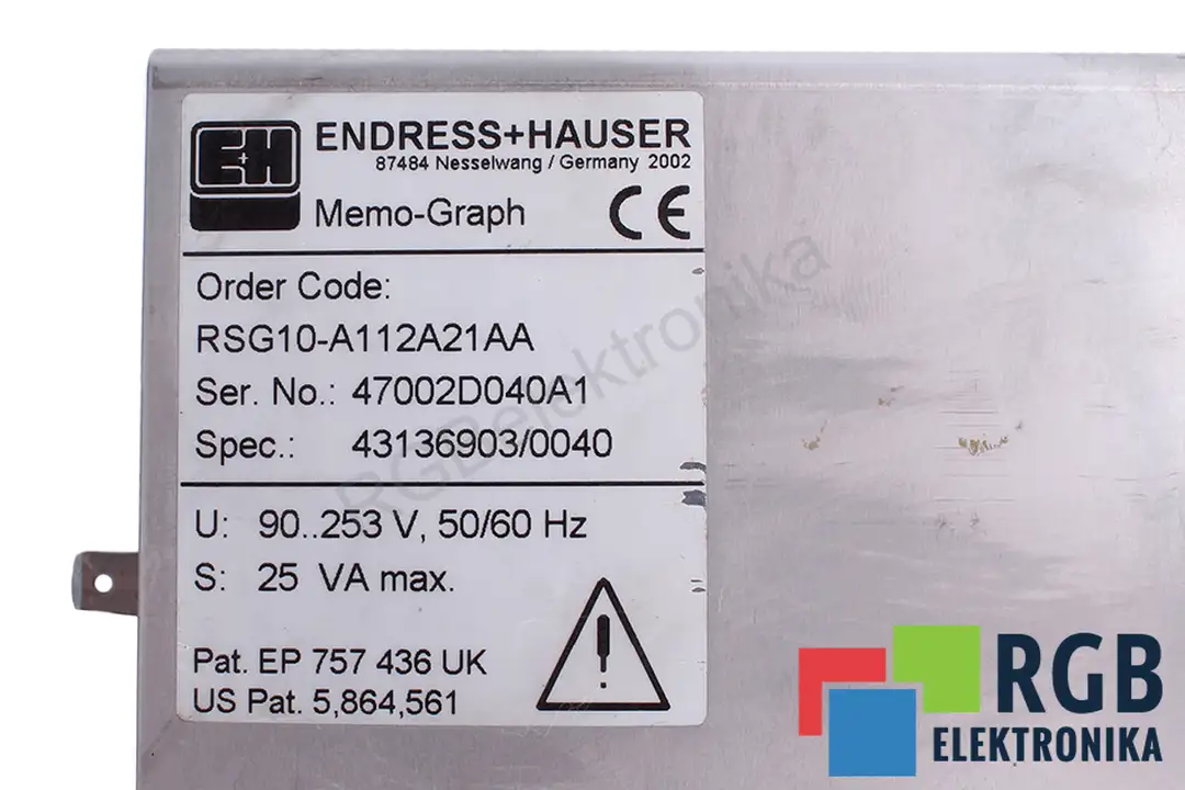 rsg10-a112a21aa ENDRESS+HAUSER oprava