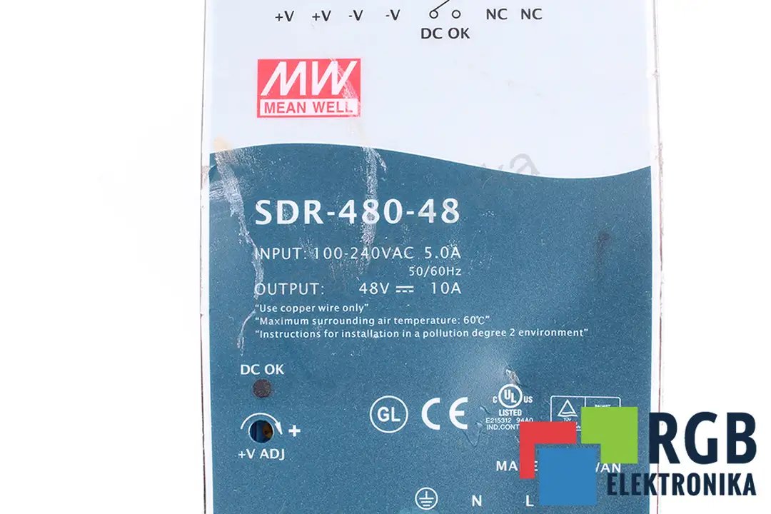 sdr-480-48_52172 MEAN WELL oprava