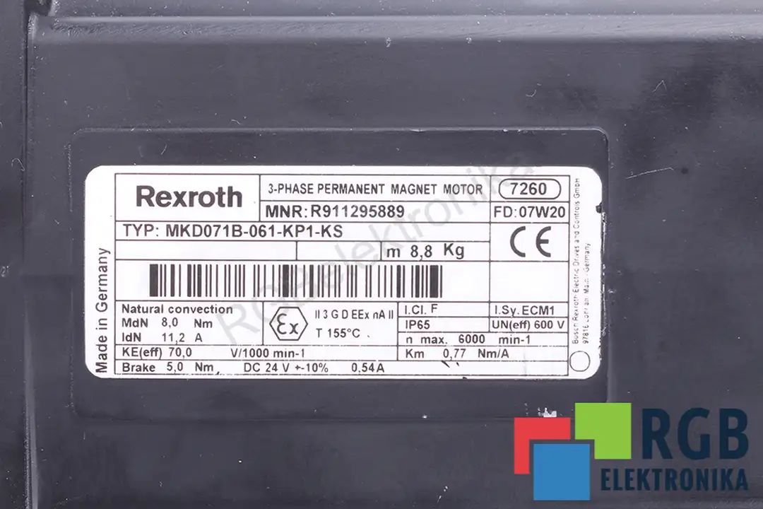 mkd071b-061-kp1-ks REXROTH oprava