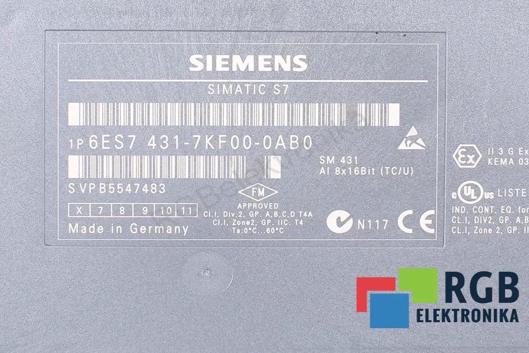 6ES7431-7KF00-0AB0 SIEMENS