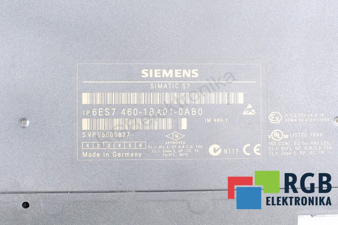 servis 6es7460-1ba01-0ab0 SIEMENS