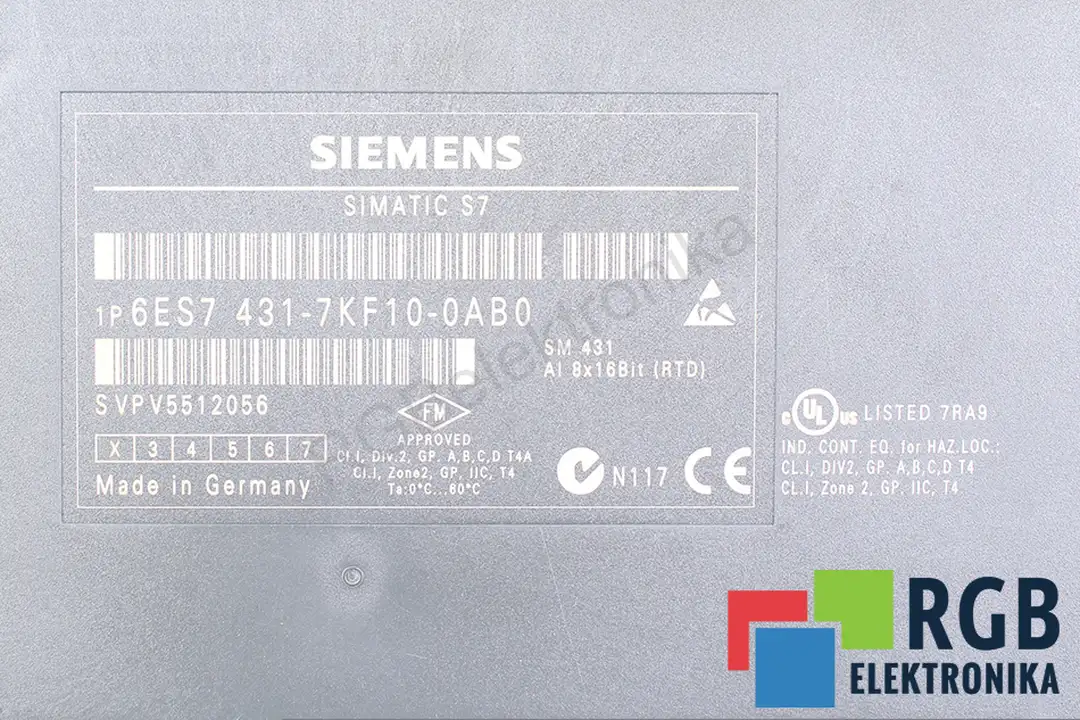 6ES7431-7KF10-0AB0 SIEMENS