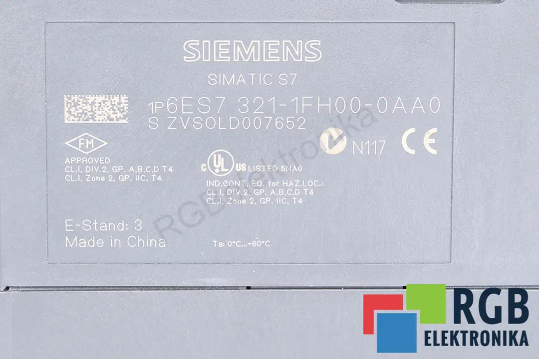 servis 6es7321-1fh00-0aa0 SIEMENS