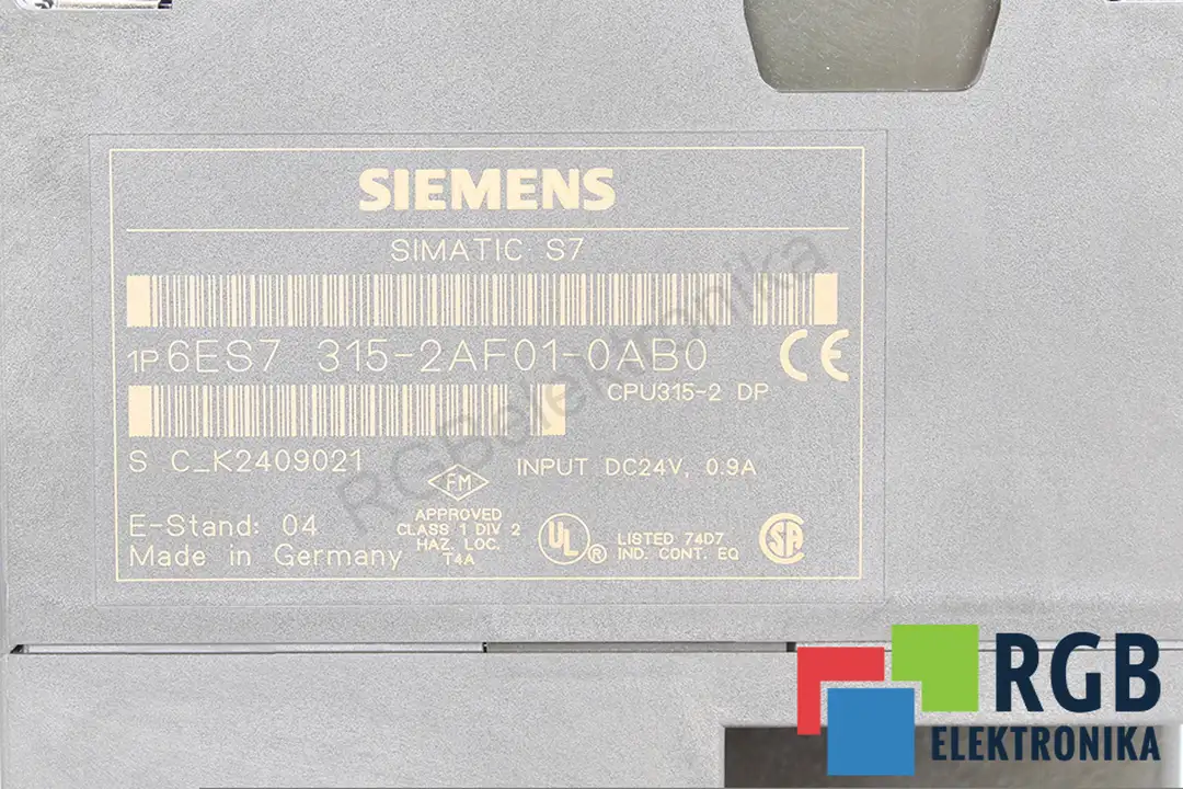 servis 6es7315-2af01-0ab0 SIEMENS