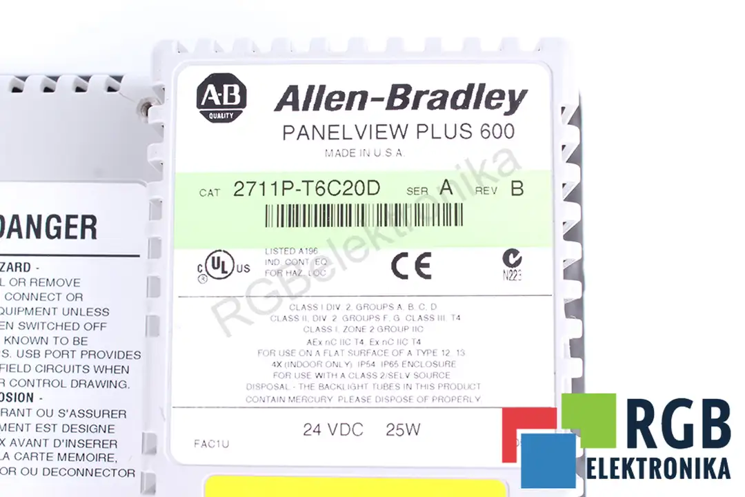 2711p-t6c20d ALLEN BRADLEY oprava